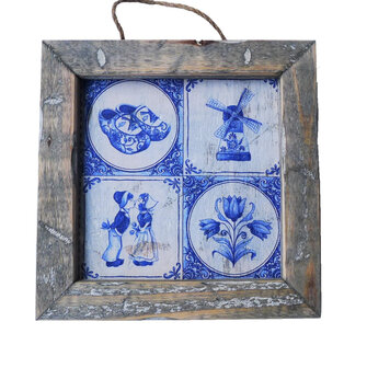 Dutch Mood wd tile old dutch delft 4 tile in